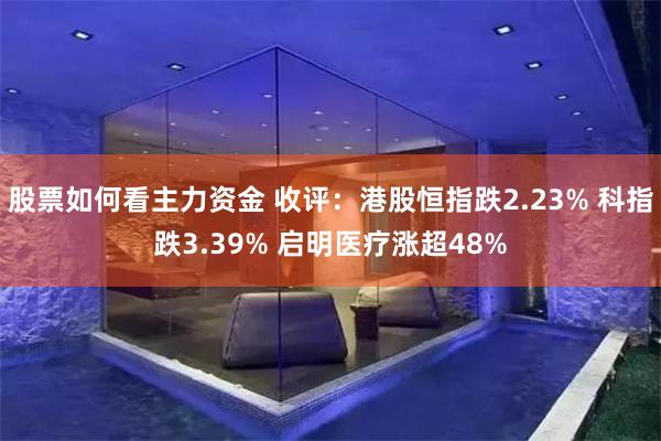 股票如何看主力资金 收评：港股恒指跌2.23% 科指跌3.39% 启明医疗涨超48%