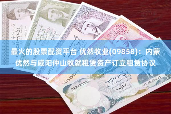 最火的股票配资平台 优然牧业(09858)：内蒙优然与咸阳仲山牧就租赁资产订立租赁协议