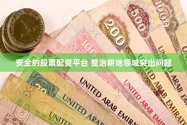 安全的股票配资平台 整治耕地领域突出问题